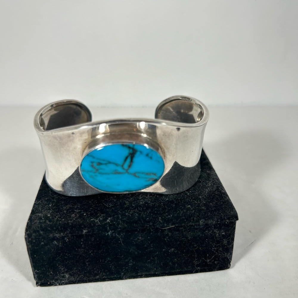 Mexico 925 Silver&fused Glass. 37 grams.
